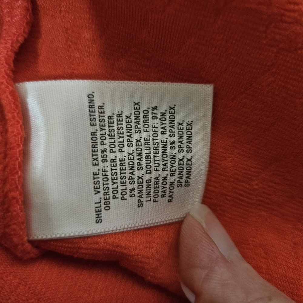 Anthropologie By Maeve Fit and Flare Orange Dress Women's Small - Picture 8 of 10